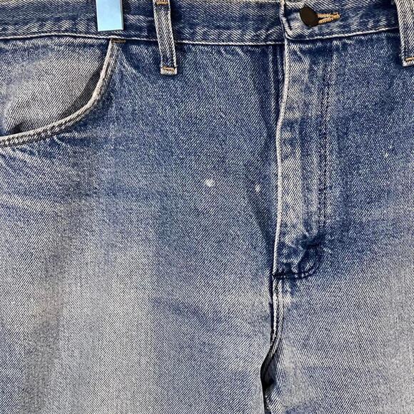 Vintage 80s Rustler Light Wash Faded Denim Jeans Made in USA - Picture 2 of 7